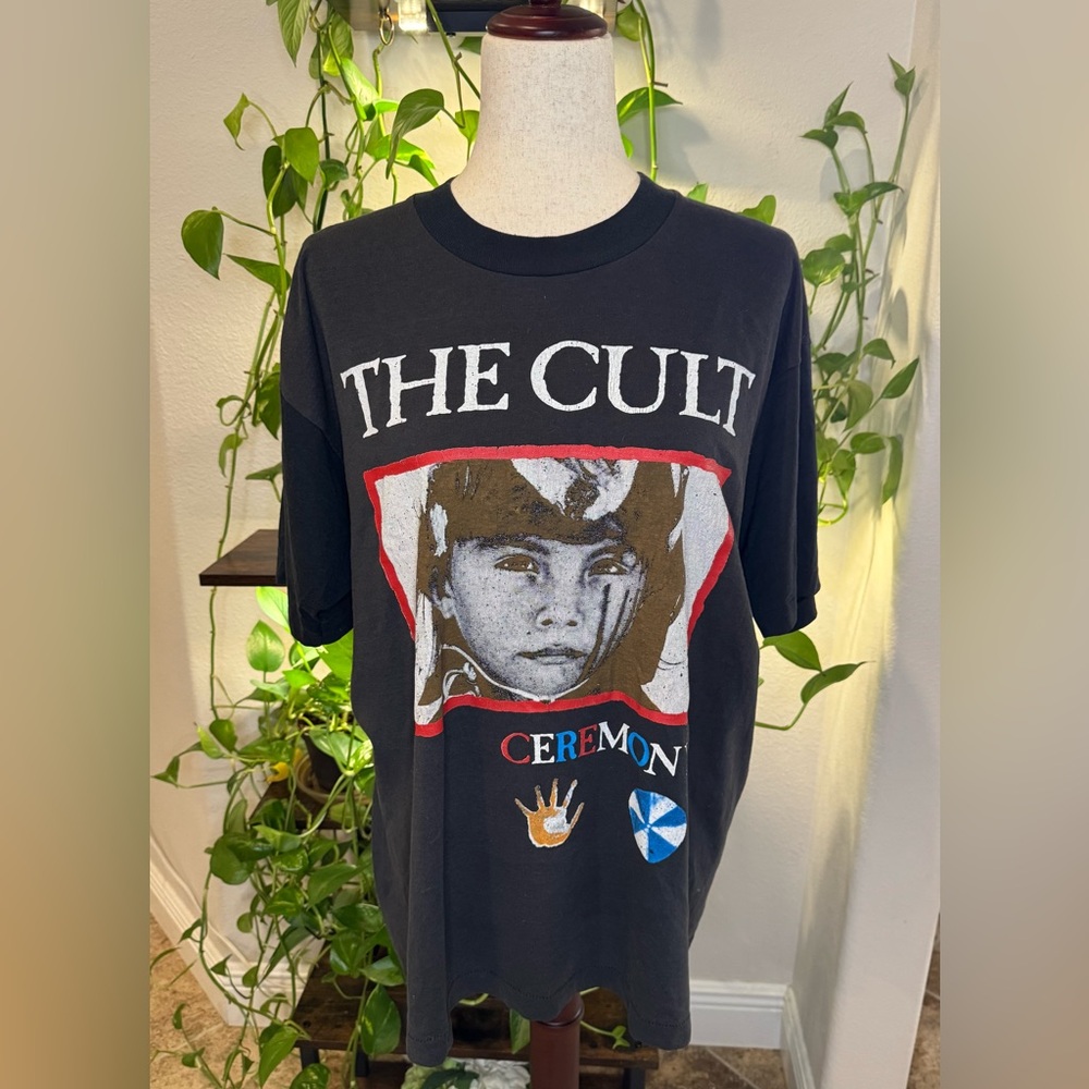 Vintage Authentic The Cult Ceremony Earth, Soul, Rock’n’ Roll 1992 Concert Shirt